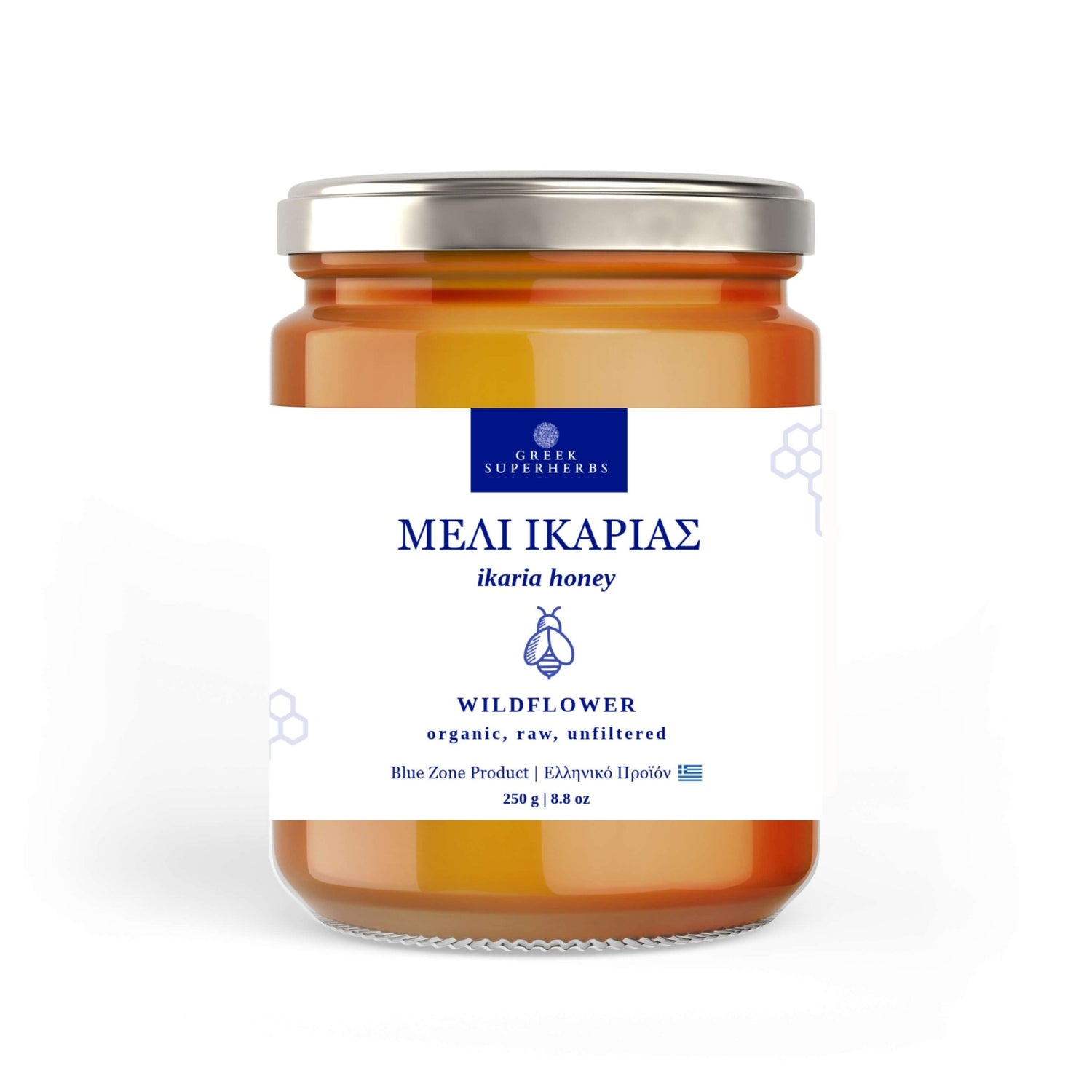Ikaria Honey - Blue Zones - Greek Superherbs