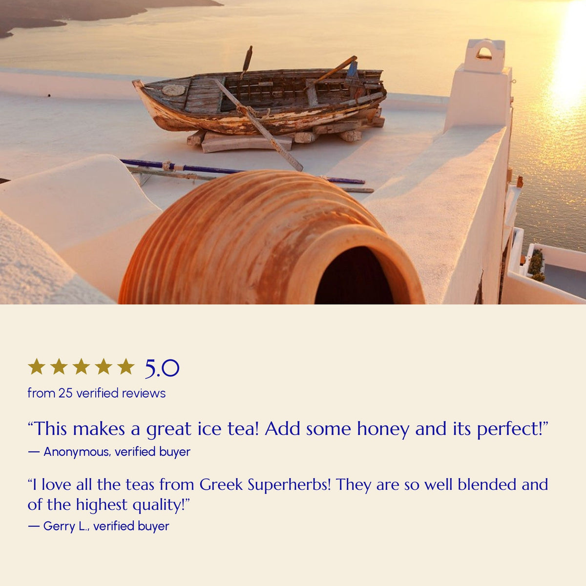 Santorini Tea - Greek Superherbs