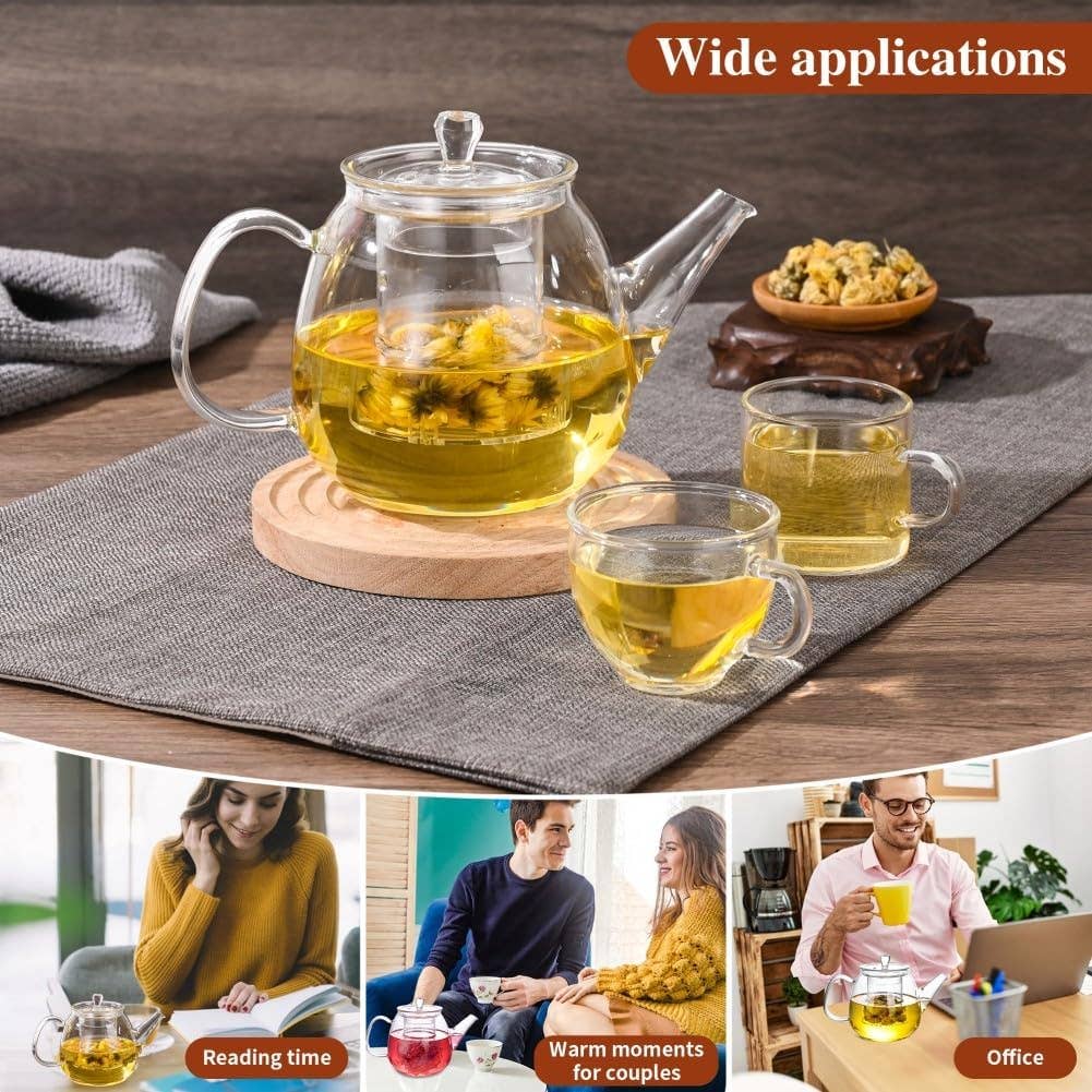 Heat Resistant Glass Teapot