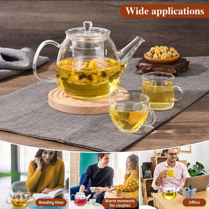 Heat Resistant Glass Teapot