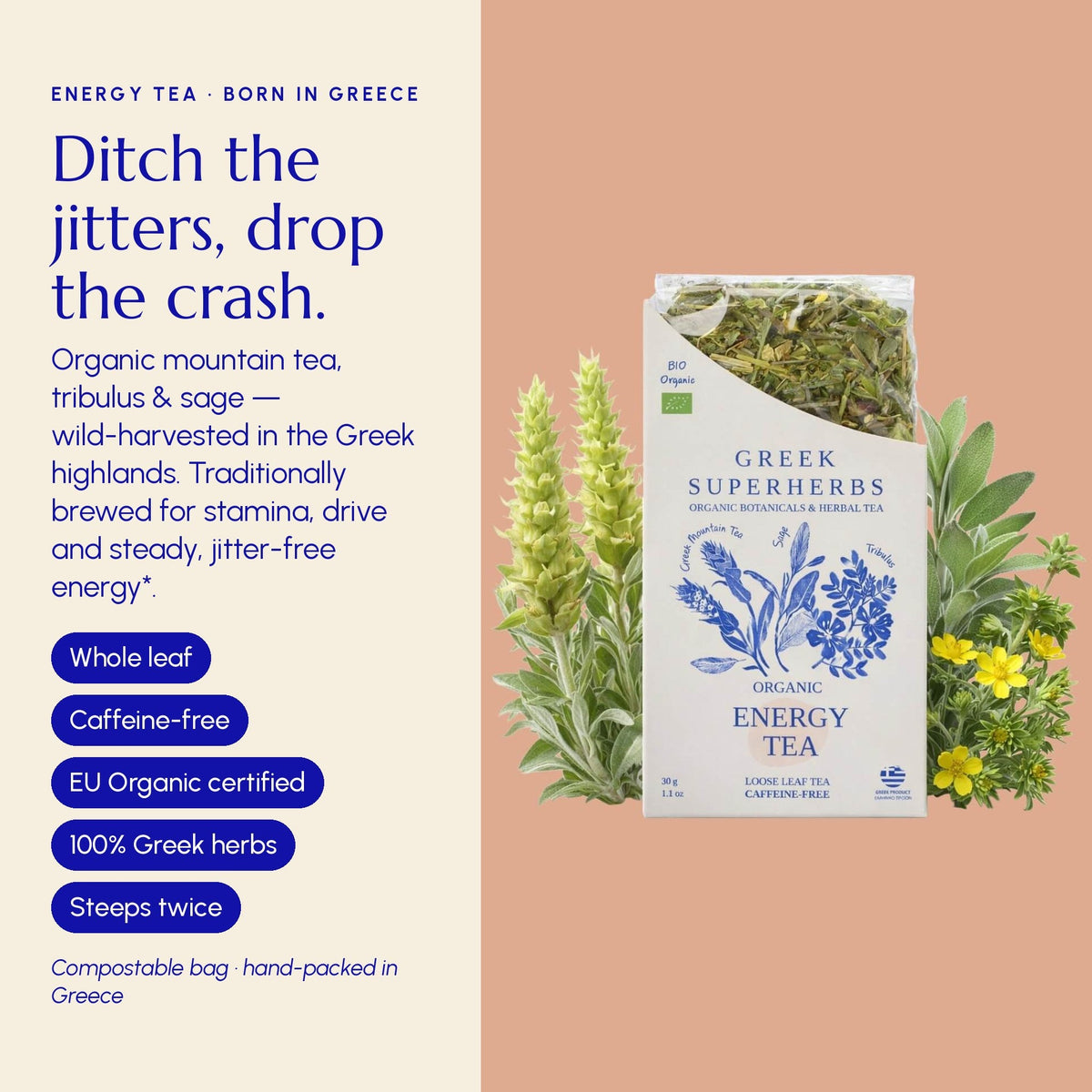 Energy Tea - Greek Superherbs