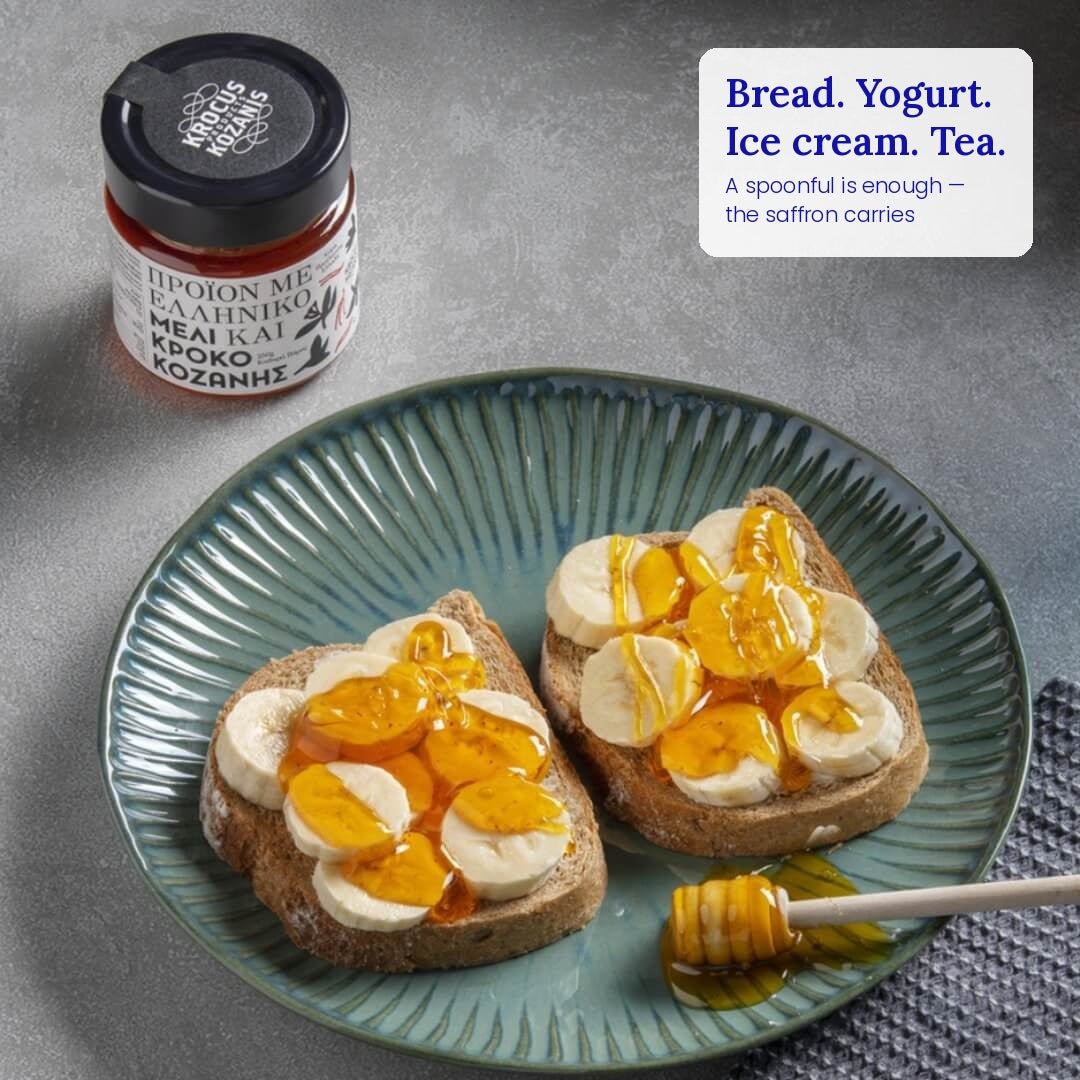 Greek Honey with Saffron - Greek Superherbs