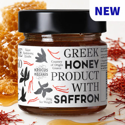 Greek Honey with Saffron - Greek Superherbs