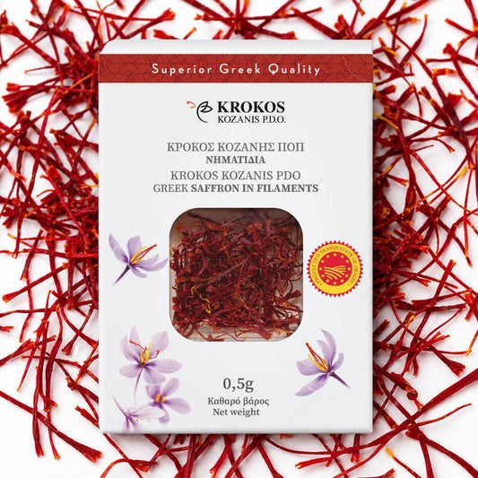 Greek Saffron Threads - Krokos Kozanis PDO - Greek Superherbs