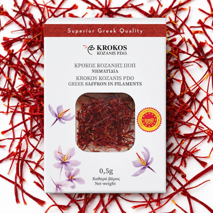 Greek Saffron Threads - Krokos Kozanis PDO - Greek Superherbs
