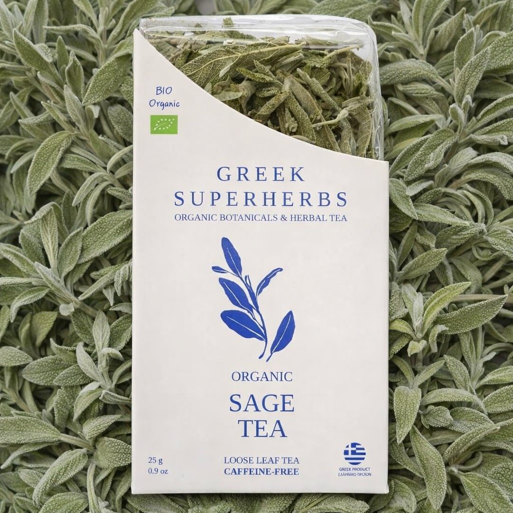 Greek Sage (Ikaria, Blue Zone) - Greek Superherbs