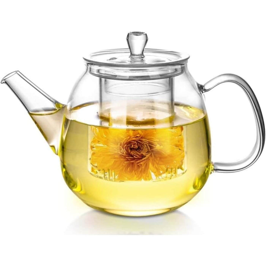 Heat Resistant Glass Teapot - Greek Superherbs