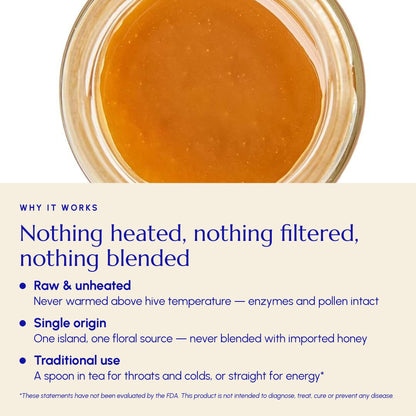 Ikaria Blue Zone Honey Heather (Anama) - Greek Superherbs
