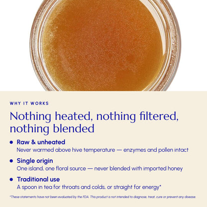 Ikaria Blue Zone Honey Pine & Wildflower - Greek Superherbs