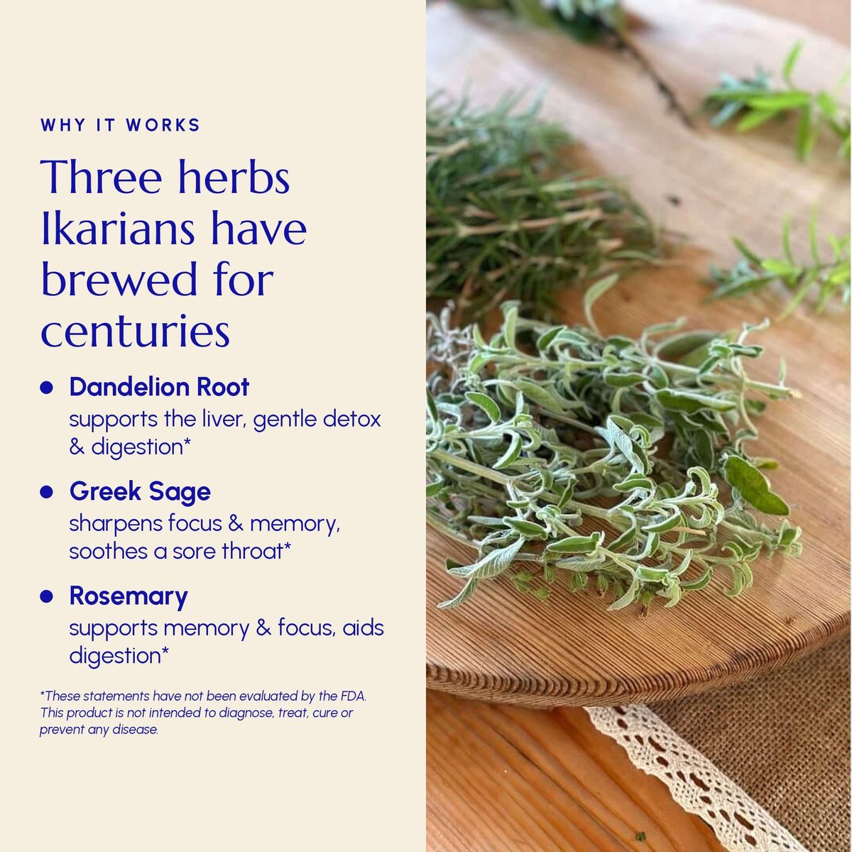 Ikaria Blue Zone Tea - Greek Superherbs