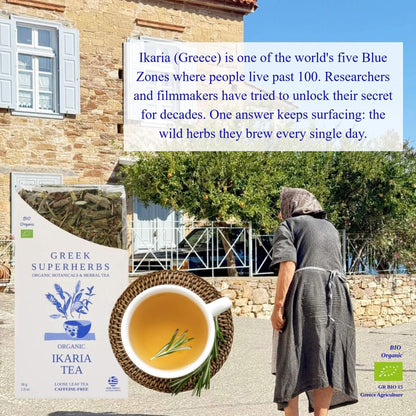 Ikaria Blue Zone Tea - Greek Superherbs
