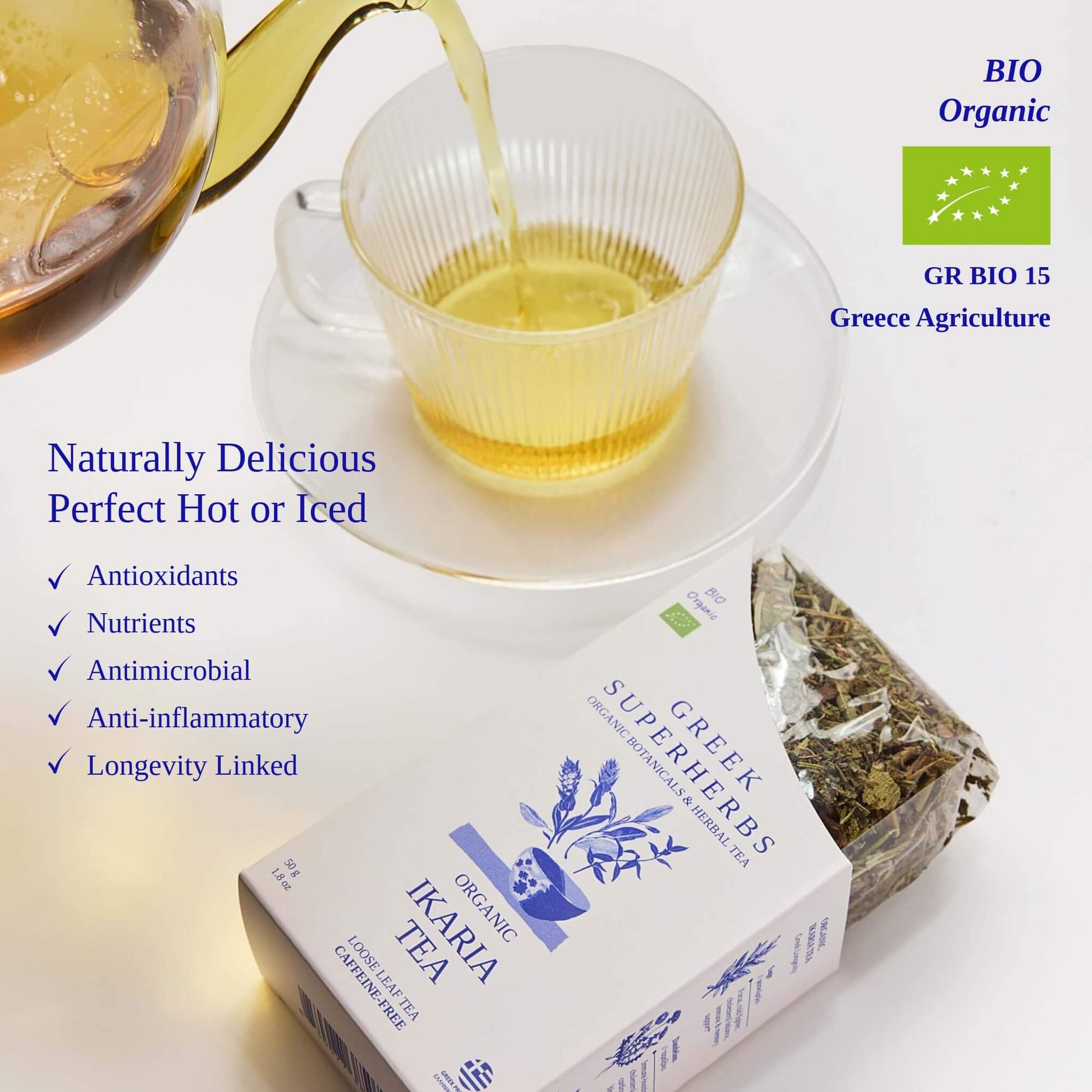 Ikaria Blue Zone Tea - Greek Superherbs