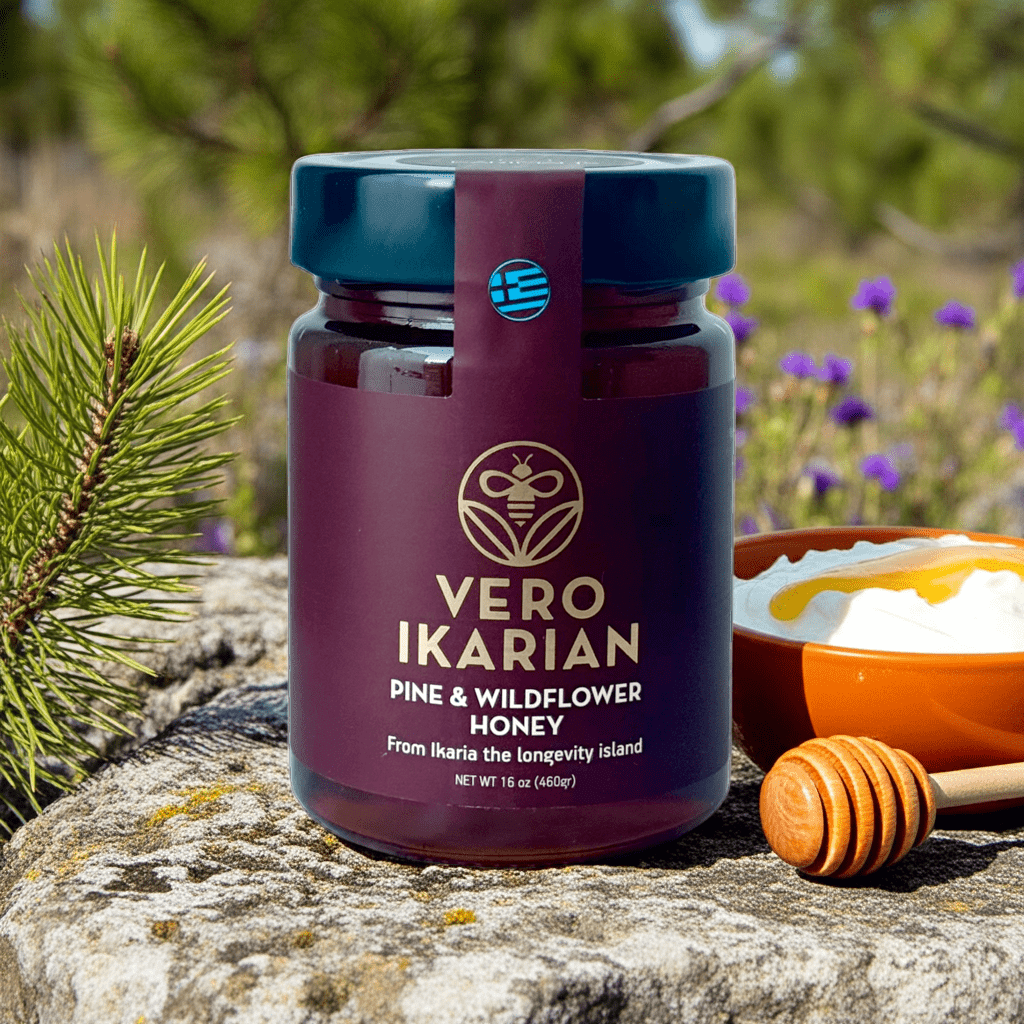 Ikarian Pine and wildflower Honey