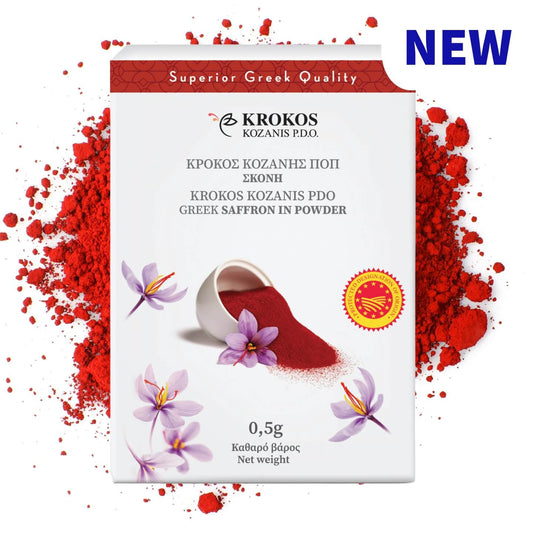 Krokos Kozanis PDO Saffron Powder - Greek Superherbs