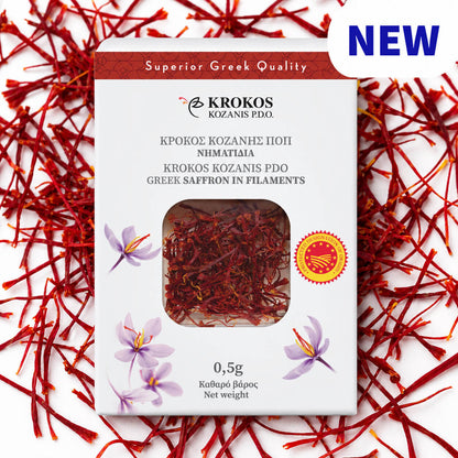 Krokos Kozanis PDO Saffron Threads - Greek Superherbs