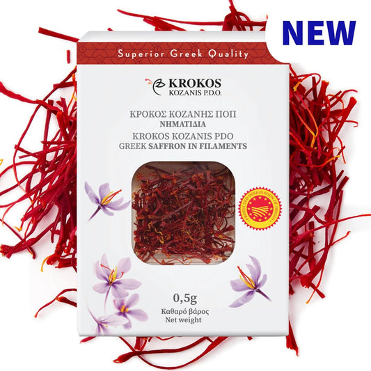 Krokos Kozanis PDO Saffron Threads - Greek Superherbs