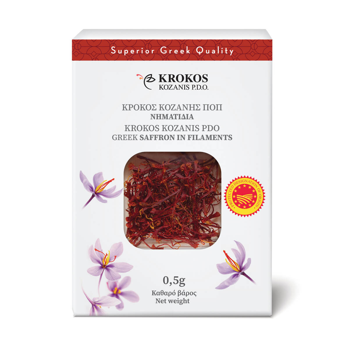 Krokos Kozanis PDO Saffron Threads - Greek Superherbs