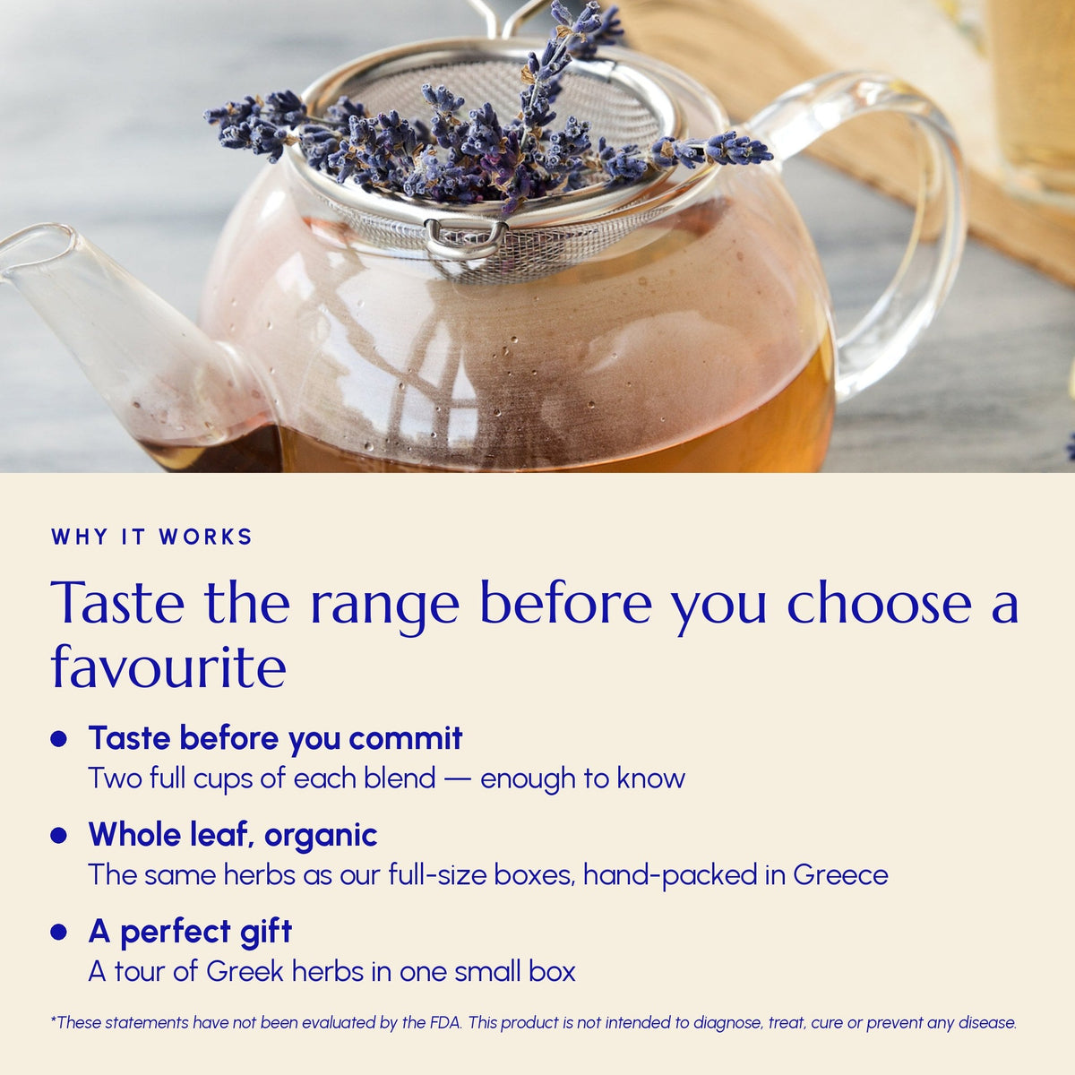 Medicinal Tea Blends Sampler - Greek Superherbs