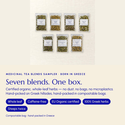 Medicinal Tea Blends Sampler - Greek Superherbs
