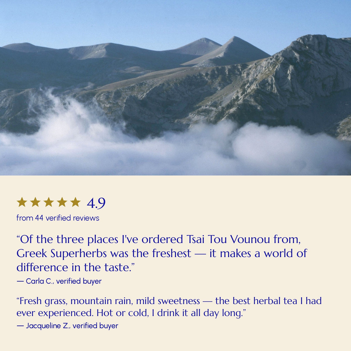 Mountain Tea (Mount Olympus) - Greek Superherbs