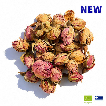 organic rose tea from greece