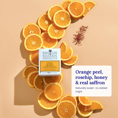 Saffron Herbal Tea with Orange & Honey - Greek Superherbs