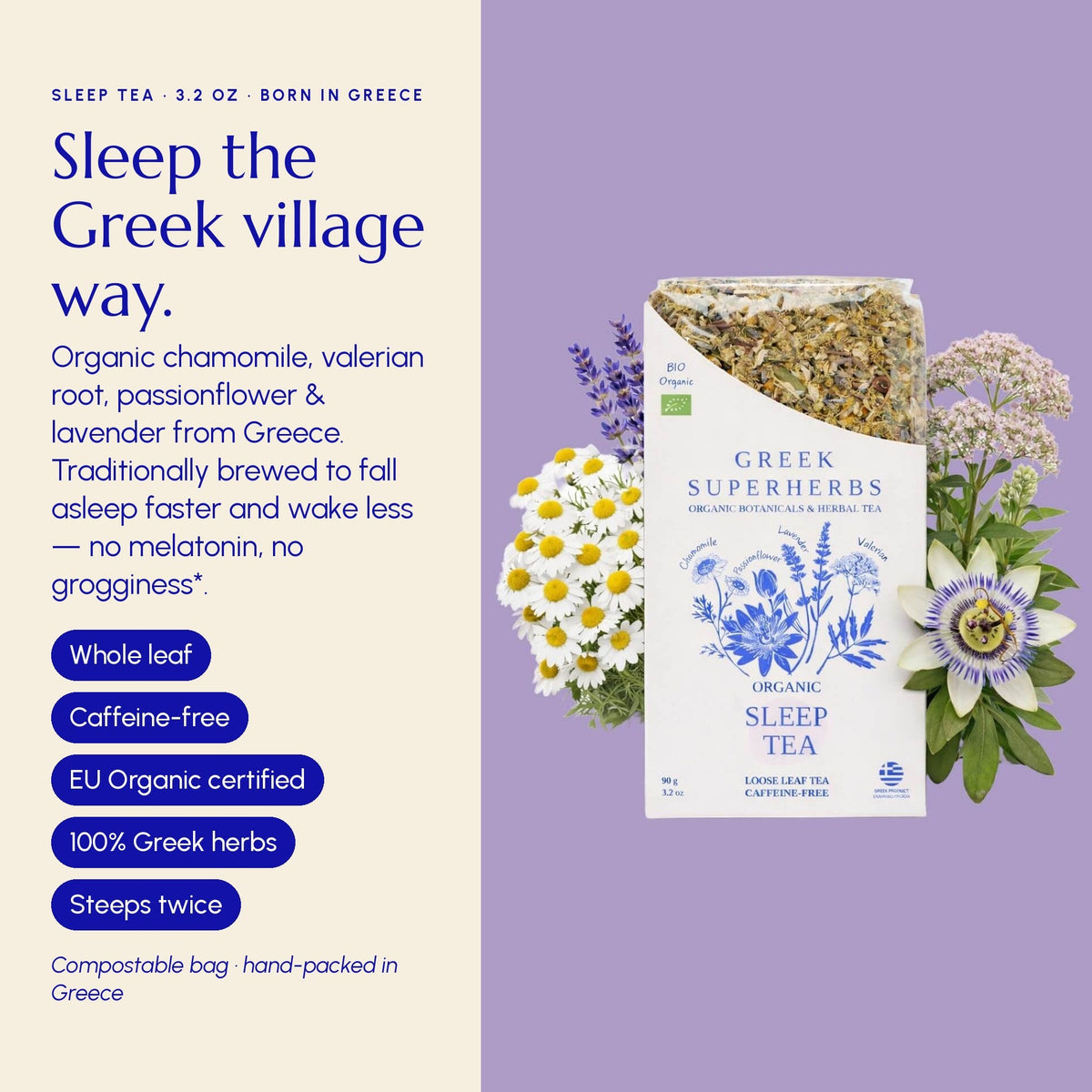 Sleep Tea - Greek Superherbs