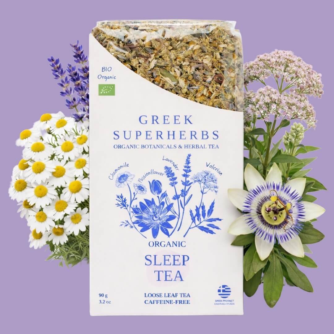 Organic Sleep Tea - Greek Superherbs