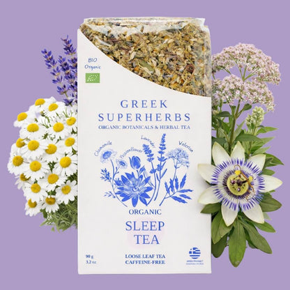 Organic Sleep Tea - Greek Superherbs
